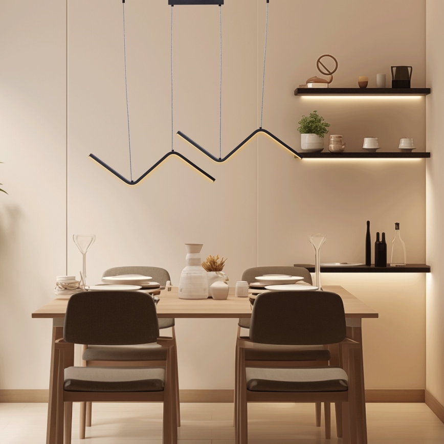 Aigostar - LED-kattokruunu johdossa LED/23W/230V 2700K