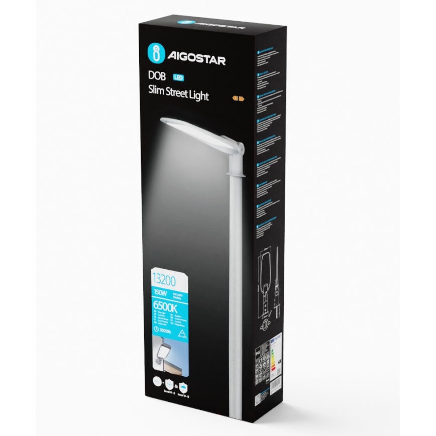 Aigostar - LED-katuvalaisin SLIM LED/150W/230V 6500K IP65