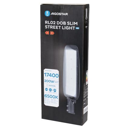 Aigostar - LED-katuvalaisin SLIM LED/200W/230V 6500K IP65
