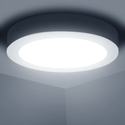 Aigostar - LED Kiinteä kattovalaisin LED/12W/230V halkaisija 17,4 cm 6500K valkoinen