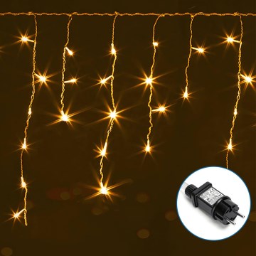 Aigostar - LED koristeketju ulkokäyttöön 75xLED/6W/230V 15x0,6m IP44 lämpimänvalkoinen