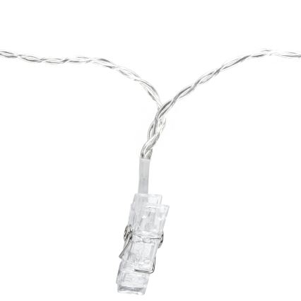 Aigostar - LED-koristevalosarja 40 LED / 5 W / USB, 9 m, lämpimän valkoinen