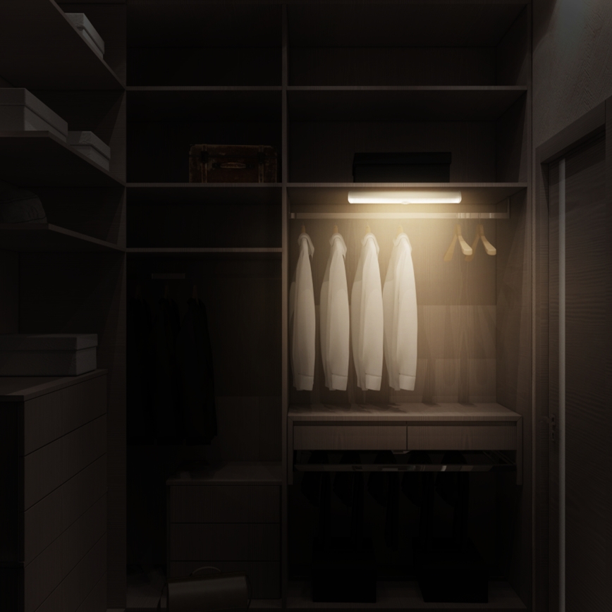 Aigostar - LED ladattava kalustevalaisin sensorilla LED/4W/5V 4000K