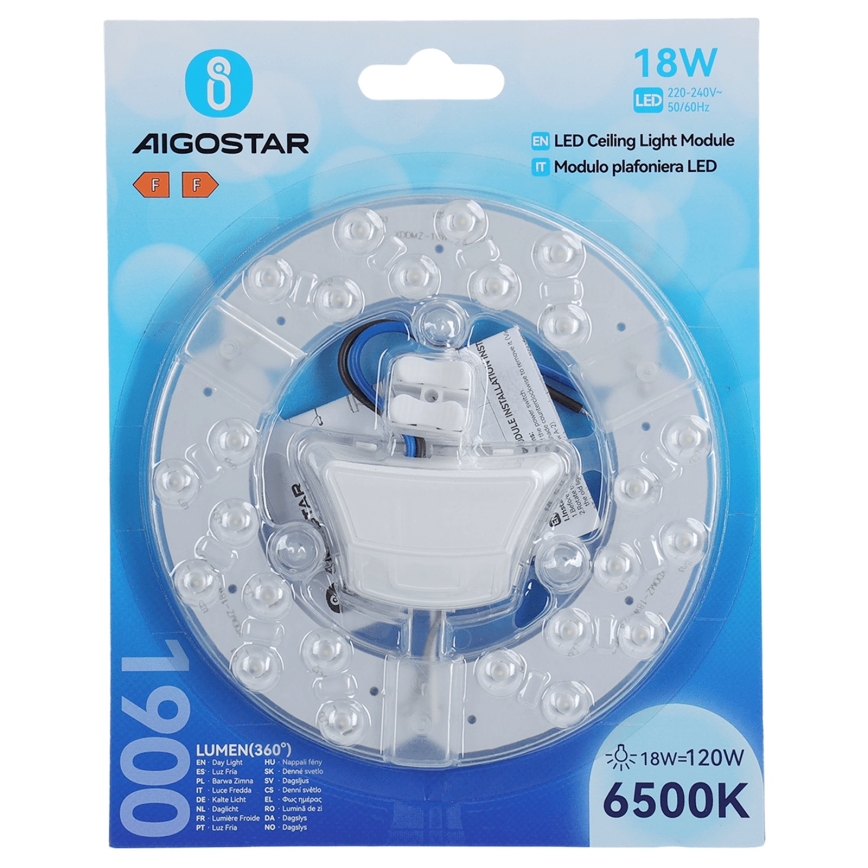 Aigostar - LED magneettimoduuli LED/18W/230V 6500K