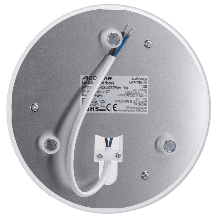 Aigostar - LED-magneettimoduuli LED/24W/230V 3000/4000/6500K