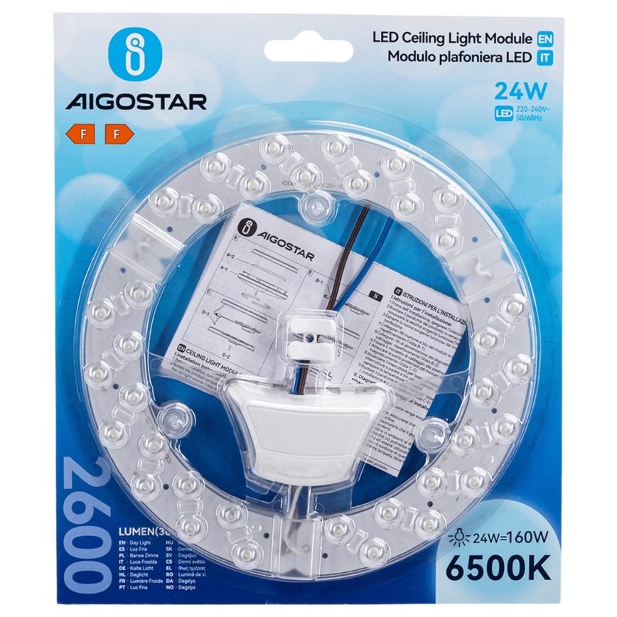 Aigostar - LED-magneettimoduuli LED/24W/230V 6500K