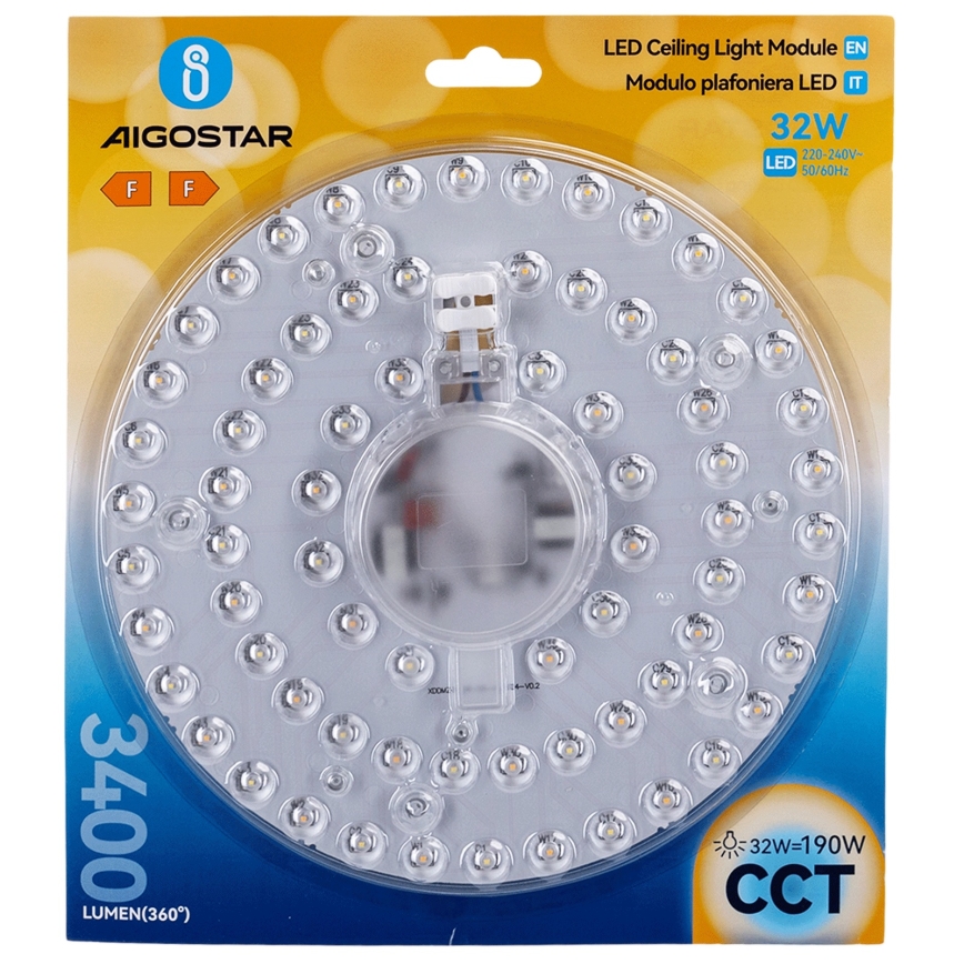 Aigostar - LED-magneettimoduuli LED/32W/230V 3000/4000/6500K