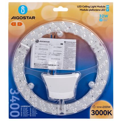 Aigostar - LED-magneettimoduuli LED/32W/230V 3000K