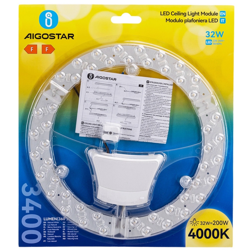 Aigostar - LED-magneettimoduuli LED/32W/230V 4000K