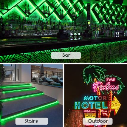 Aigostar - LED-nauha 350 W 230 V, 50 m, vihreä, IP65