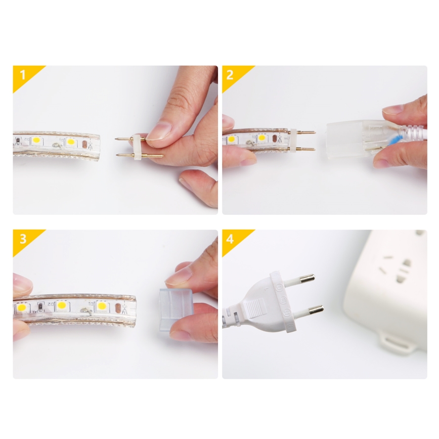 Aigostar - LED-nauha ulkokäyttöön 50m LED/350W/230V 3000K IP65