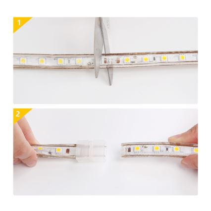 Aigostar - LED-nauha ulkokäyttöön 50m LED/350W/230V 3000K IP65