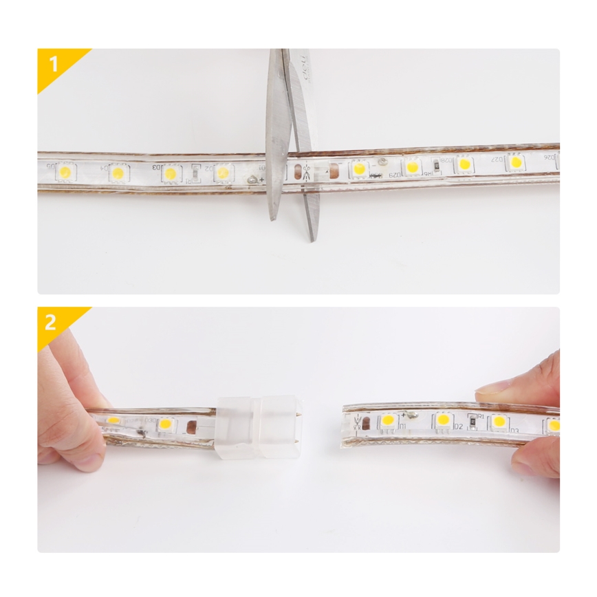 Aigostar - LED-nauha ulkokäyttöön 50m LED/350W/230V 3000K IP65