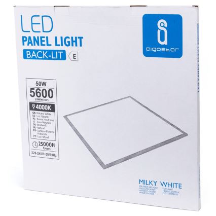 Aigostar - LED-paneeli LED/50W/230V 60x60 cm 4000K