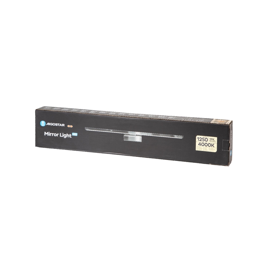 Aigostar - LED-peilivalon kylpyhuoneeseen LED/12W/230V 4000K 60cm IP44 alumiini