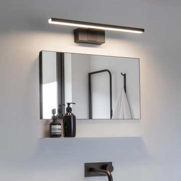 Aigostar - LED peilivalaisin kylpyhuoneeseen LED/8W/230V 4000K 40 cm IP44 musta