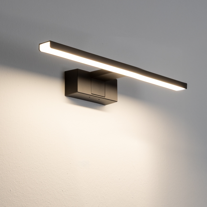 Aigostar - LED peilivalaisin kylpyhuoneeseen LED/8W/230V 4000K 40 cm IP44 musta