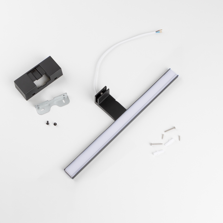 Aigostar - LED peilivalaisin kylpyhuoneeseen LED/8W/230V 4000K 40 cm IP44 musta