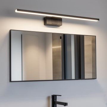 Aigostar - LED-peilivalon kylpyhuoneeseen LED/12W/230V 4000K 60 cm IP44 musta