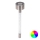 Aigostar - LED RGB aurinkokäyttöinen lamppu LED/0,006W/1,2V 40 mAh 36,7 cm mattakromi IP44
