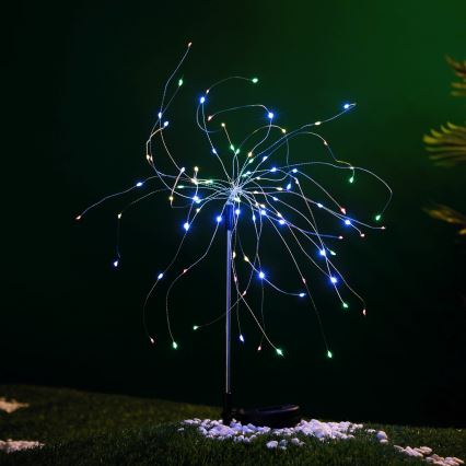 Aigostar - LED RGB aurinkokäyttöinen valaisin LED/0,03W/1,2V IP44 300 mAh