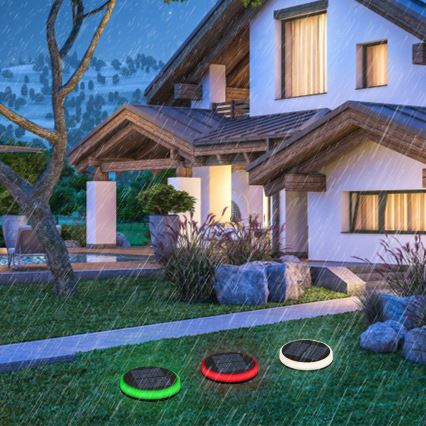 Aigostar - LED-RGB-aurinkovalo LED/0,6W/3,7V IP65