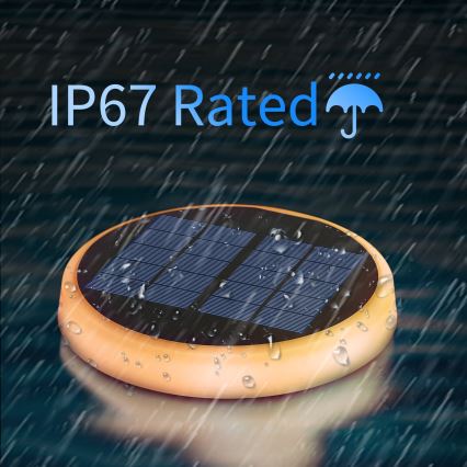 Aigostar - LED-RGB-aurinkovalo LED/0,6W/3,7V IP65