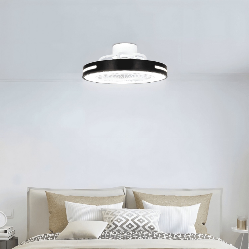 Aigostar - LED RGB himmennettävä kattotuuletin LED/40W/230V 2700-6500K + kaukosäädin