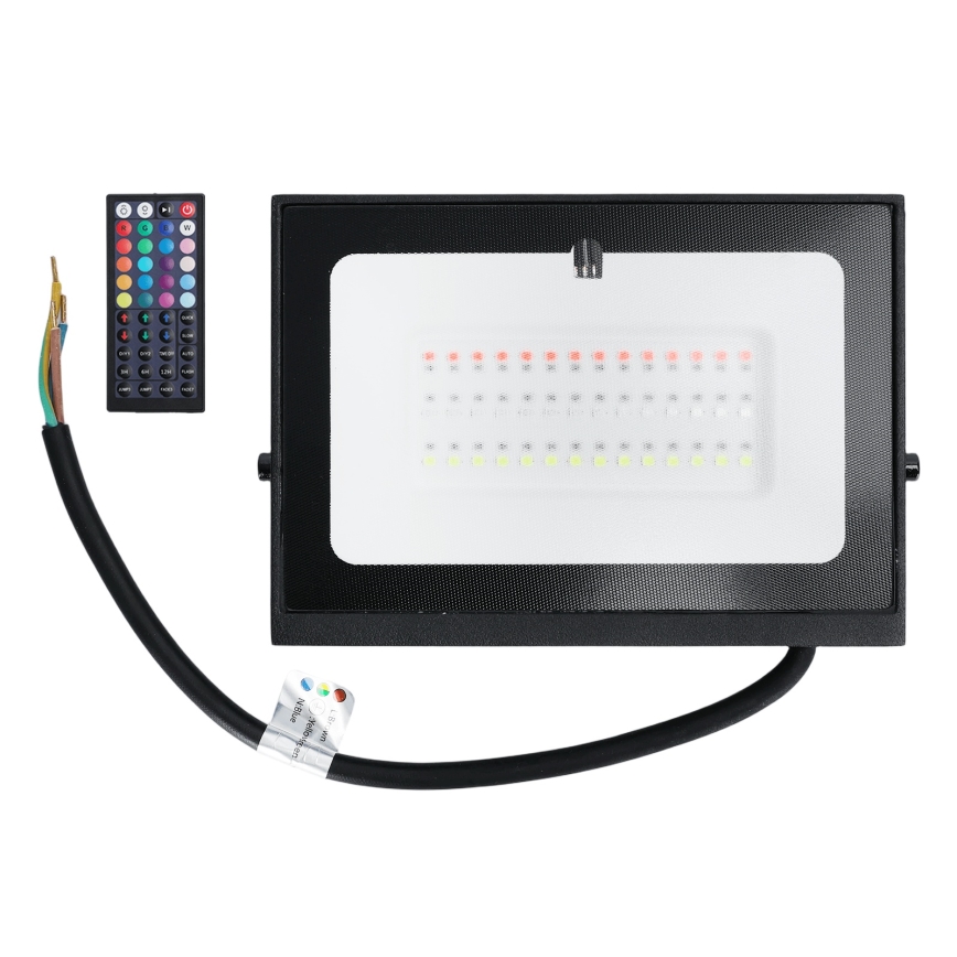 Aigostar - LED RGB himmennettävä valonheitin LED/30W/230V IP65 + kaukosäädin