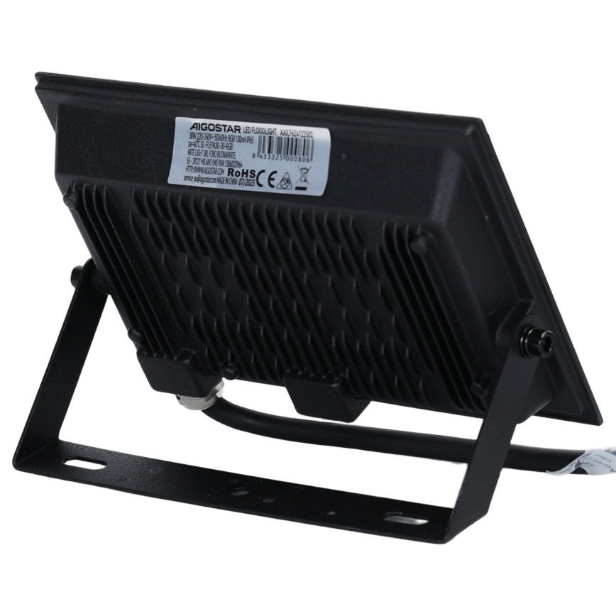 Aigostar - LED RGB himmennettävä valonheitin LED/30W/230V IP65 + kaukosäädin