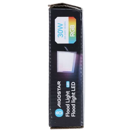Aigostar - LED RGB himmennettävä valonheitin LED/30W/230V IP65 + kaukosäädin