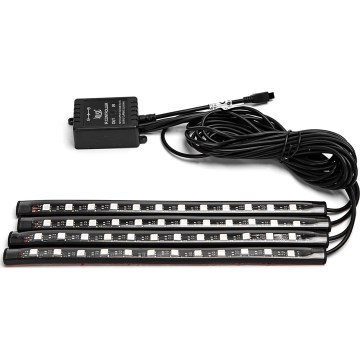 Aigostar - LED RGB himmennettävät valonauhat autoon LED/4,5W/5V + kaukosäädin