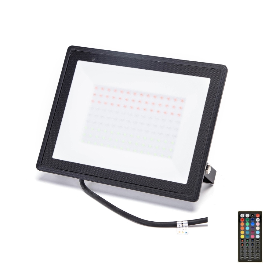 Aigostar - LED-RGB-valonheitin LED/100W/230V IP65 + kauko-ohjaus
