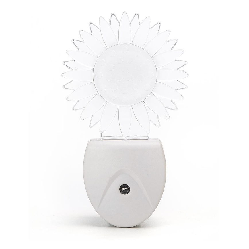 Aigostar - LED RGB yöpöytävalaisin sensorilla LED/0,5W/230V aurinko