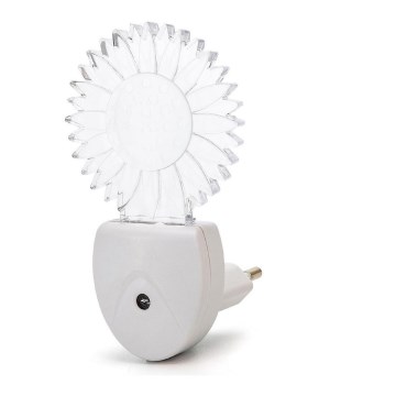 Aigostar - LED RGB yövalo anturilla LED/0,5W/230V aurinko
