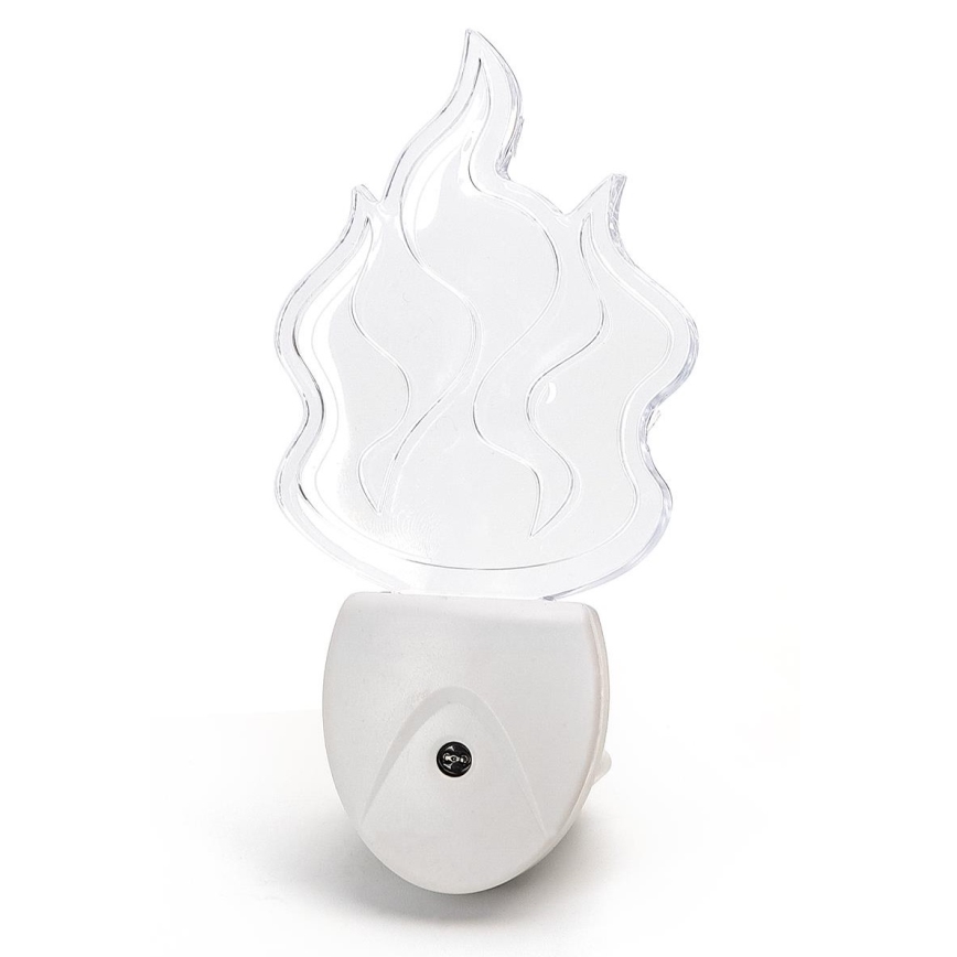 Aigostar - LED RGB yöpöytävalaisin sensorilla LED/0,5W/230V liekki