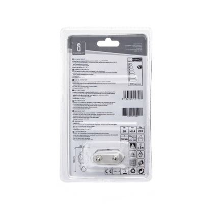 Aigostar - LED RGB yöpöytävalaisin sensorilla LED/0,5W/230V liekki