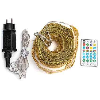 Aigostar - LED RGBICW älykäs ulkovaloketju MESH 100xLED 10 m IP44 + kaukosäädin