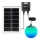 Aigostar - LED RGBW himmennettävä aurinkokäyttöinen kattovalaisin MESH LED/20W/3,7V 4000 mAh 2700K-6500K IP65 halkaisija 15 cm
