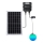 Aigostar - LED RGBW Himmennettävä aurinkokennolla toimiva kattokruunu MESH LED/5W/3,7V 8000 mAh 2700K-6500K IP65 halkaisija 30 cm