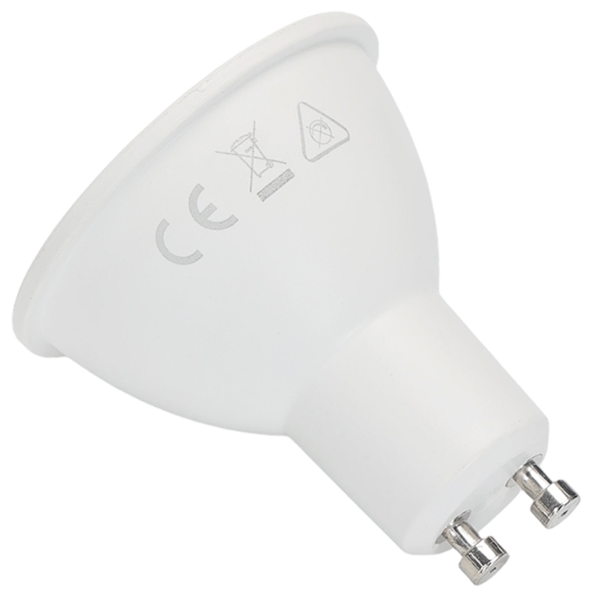 Aigostar - LED RGBW himmennettävä GU10-polttimo 4,8 W/230 V 3000 K + kaukosäädin