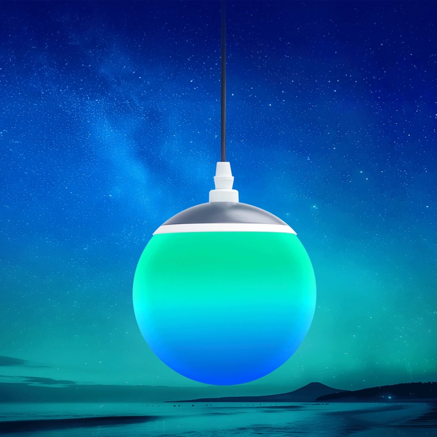 Aigostar - LED RGBW Himmennettävä kattokruunu johdossa MESH LED/8W/230V 2700-6500K valkoinen + kauko-ohjaus