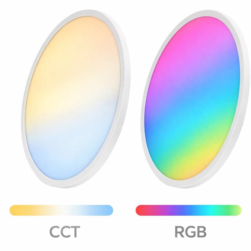 Aigostar - LED RGBW himmennettävä kattovalaisin MESH LED/36W/230V 3000-6500K valkoinen + kaukosäädin