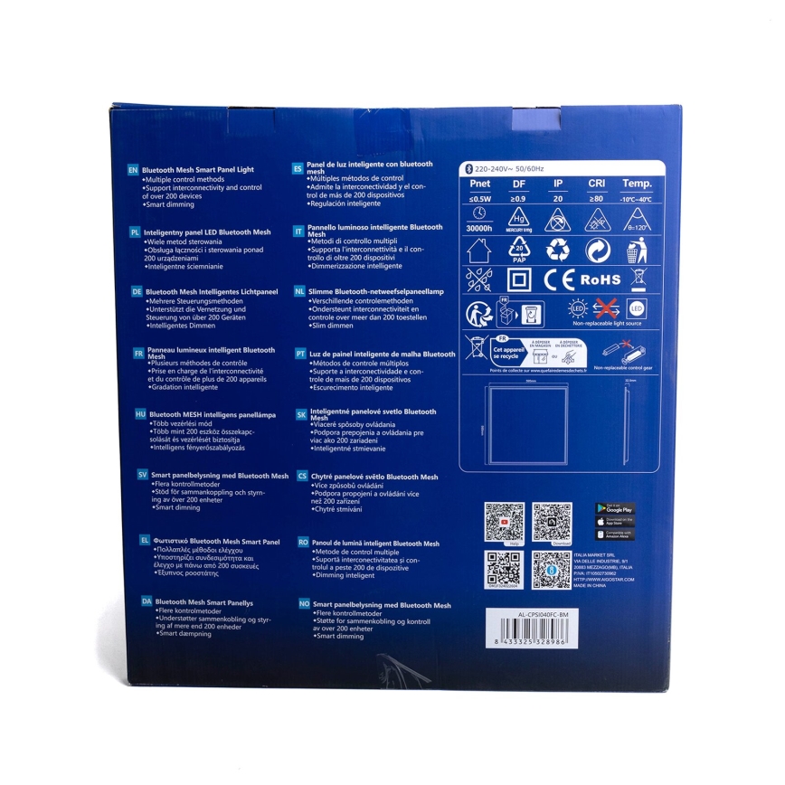 Aigostar - LED RGBW Himmennyspaneeli kiinteä MESH LED/36W/230V 60x60 cm