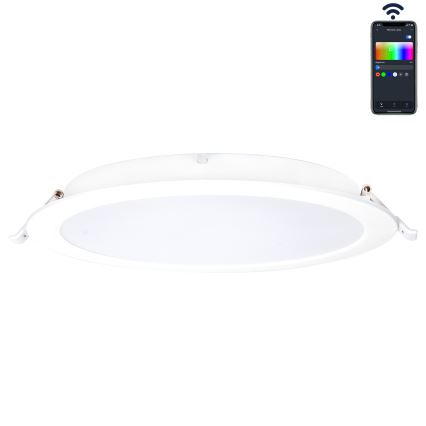 Aigostar - LED RGBW Himmennettävä kylpyhuoneen kattovalaisin MESH Älykäs LED/18W/230V 2700-6500K IP44
