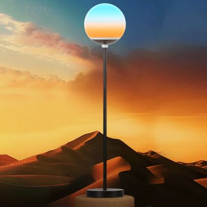 Aigostar - LED RGBW Himmennettävä lattiavalaisin MESH LED/8W/230V + kaukosäädin