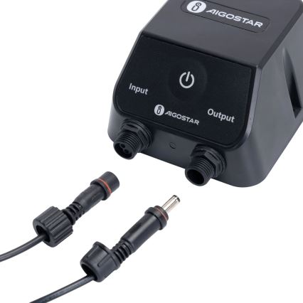 Aigostar - LED RGBW Himmennettävä aurinkokennolla toimiva kattokruunu MESH LED/5W/3,7V 8000 mAh 2700K-6500K IP65 halkaisija 30 cm