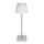 Aigostar - LED RGBW ulkokäyttöön himmennettävä ladattava pöytävalaisin LED/4W/5V 3600mAh valkoinen/matattu kromi IP54