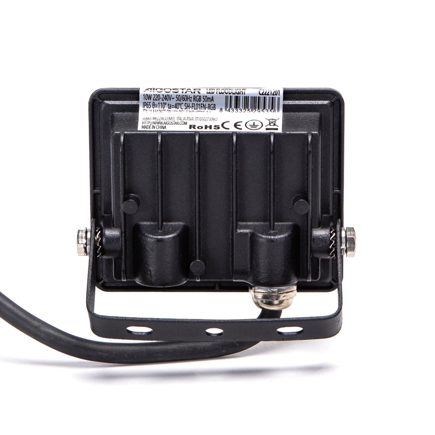 Aigostar - LED RGBW himmennettävä valonheitin LED/10W/230V IP65 + kaukosäädin