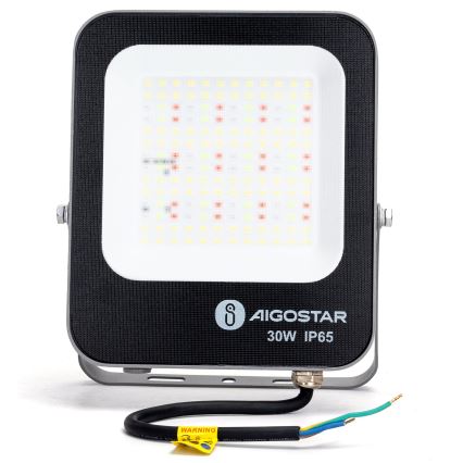 Aigostar - LED RGBW Himmennettävä kohdevalo MESH Älykäs LED/30W/230V 6500K IP65 + kauko-ohjaus